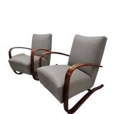 Paire de fauteuils Art Déco J. Halabala H 269, 1930 tchèque