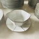 Bernardaud rare table service with platinum pattern art deco