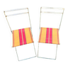 Pair of folding chairs