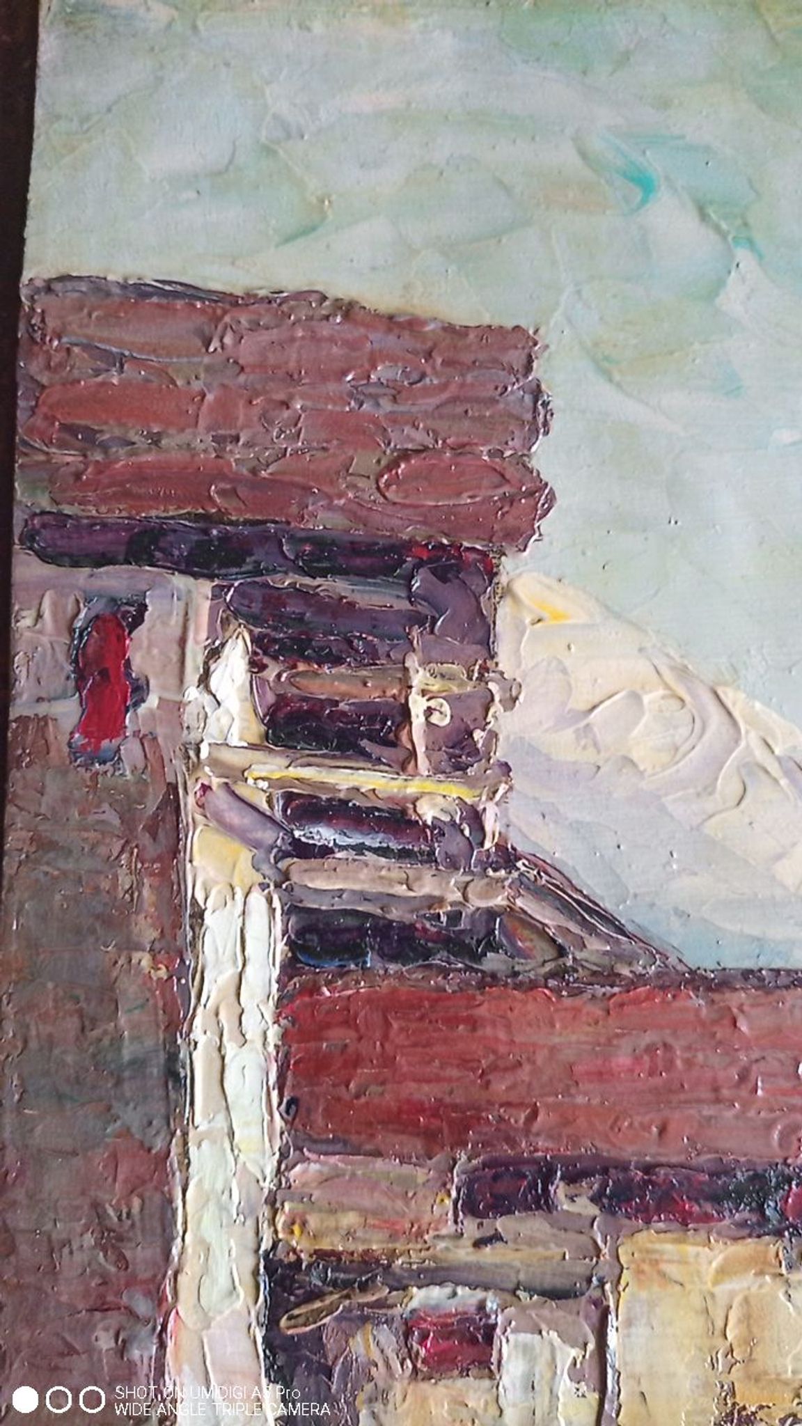 Osietzki - huile sur panneau - 33 x 23 cm