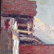 Osietzki - huile sur panneau - 33 x 23 cm