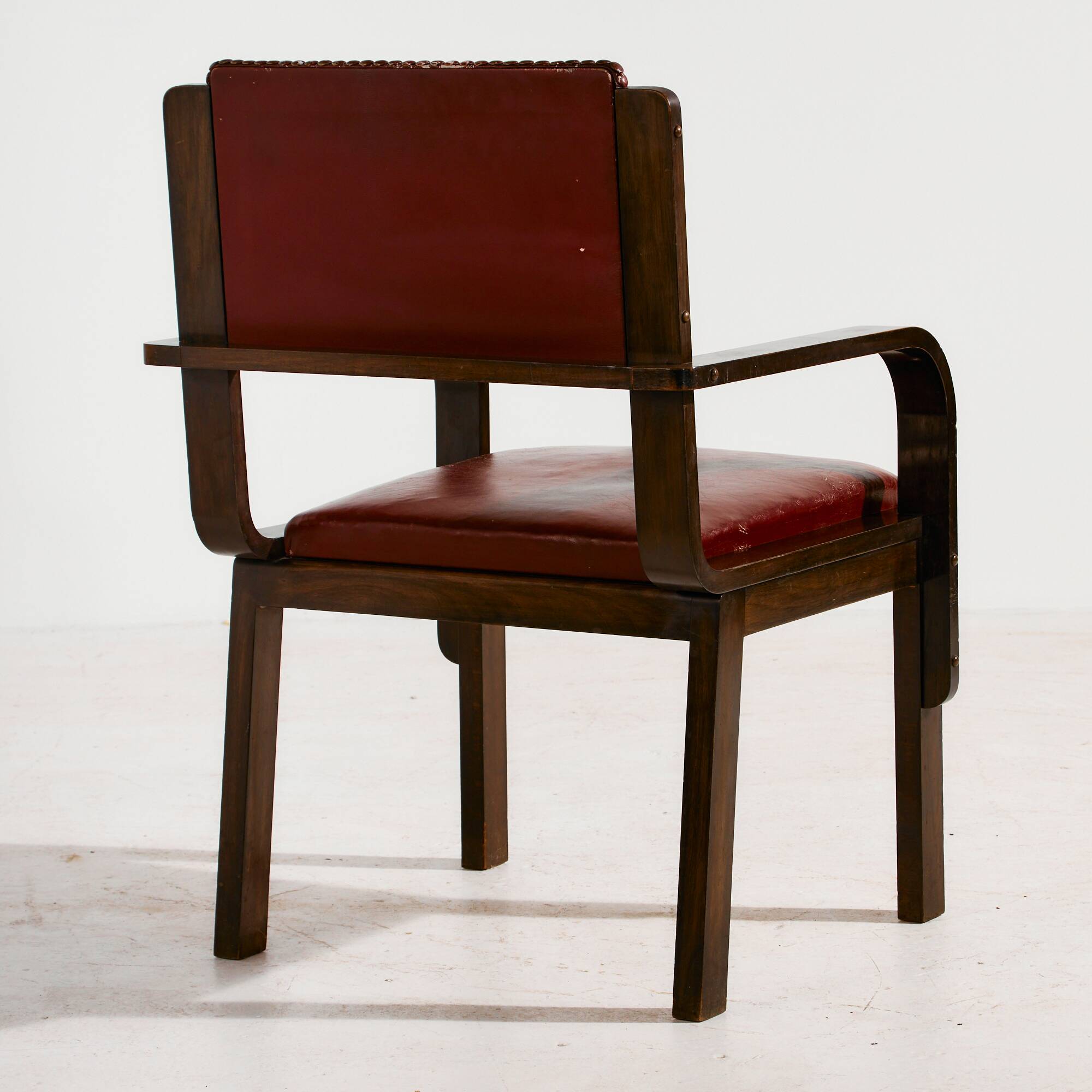 Art Deco desk and armchair, set of 2