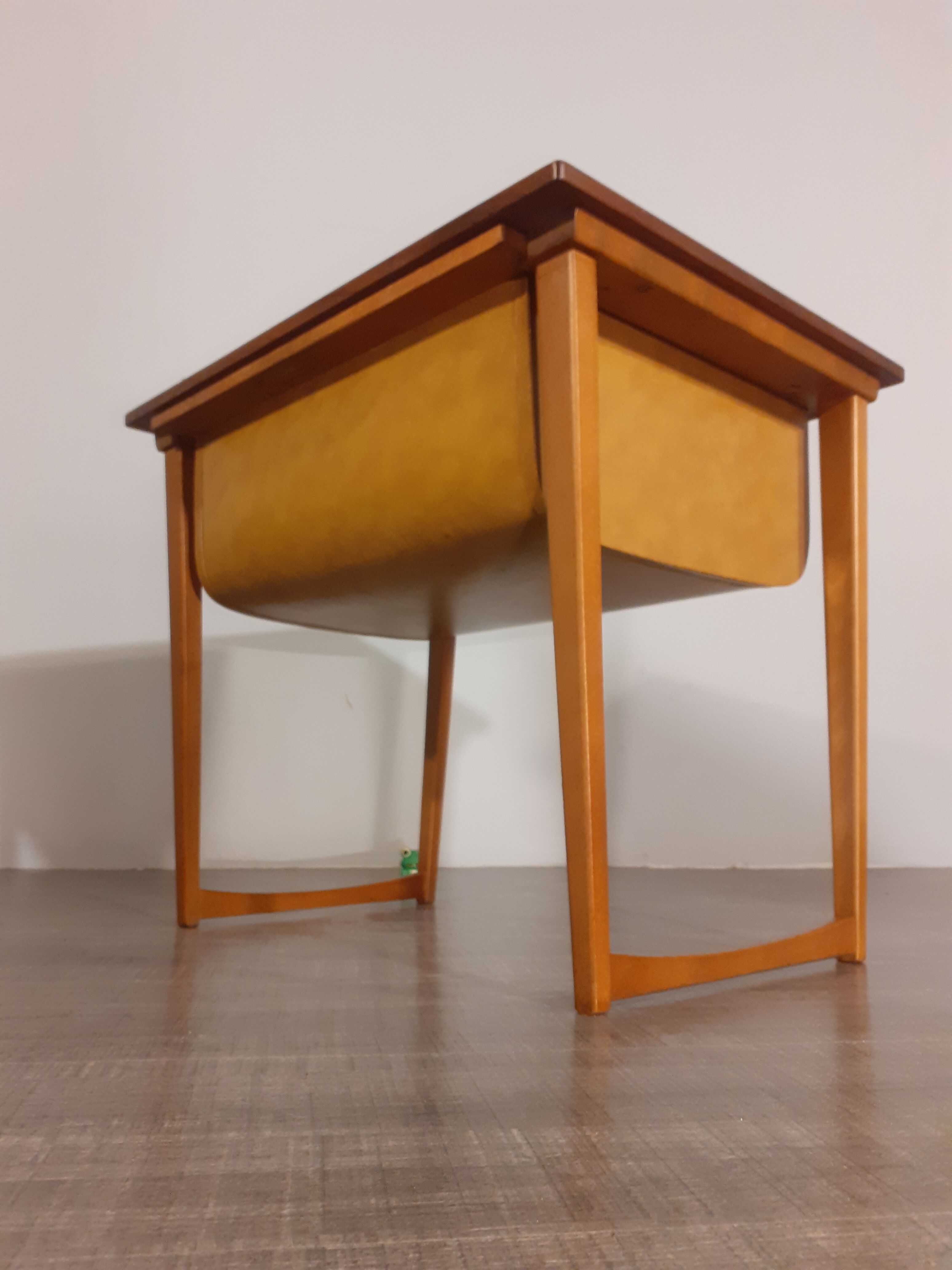 Norwegian teak and leather designer, 1960