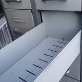 Industrial furniture with drawers on feet 1950