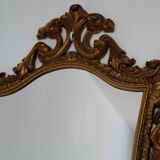 Vintage gold baroque mirror