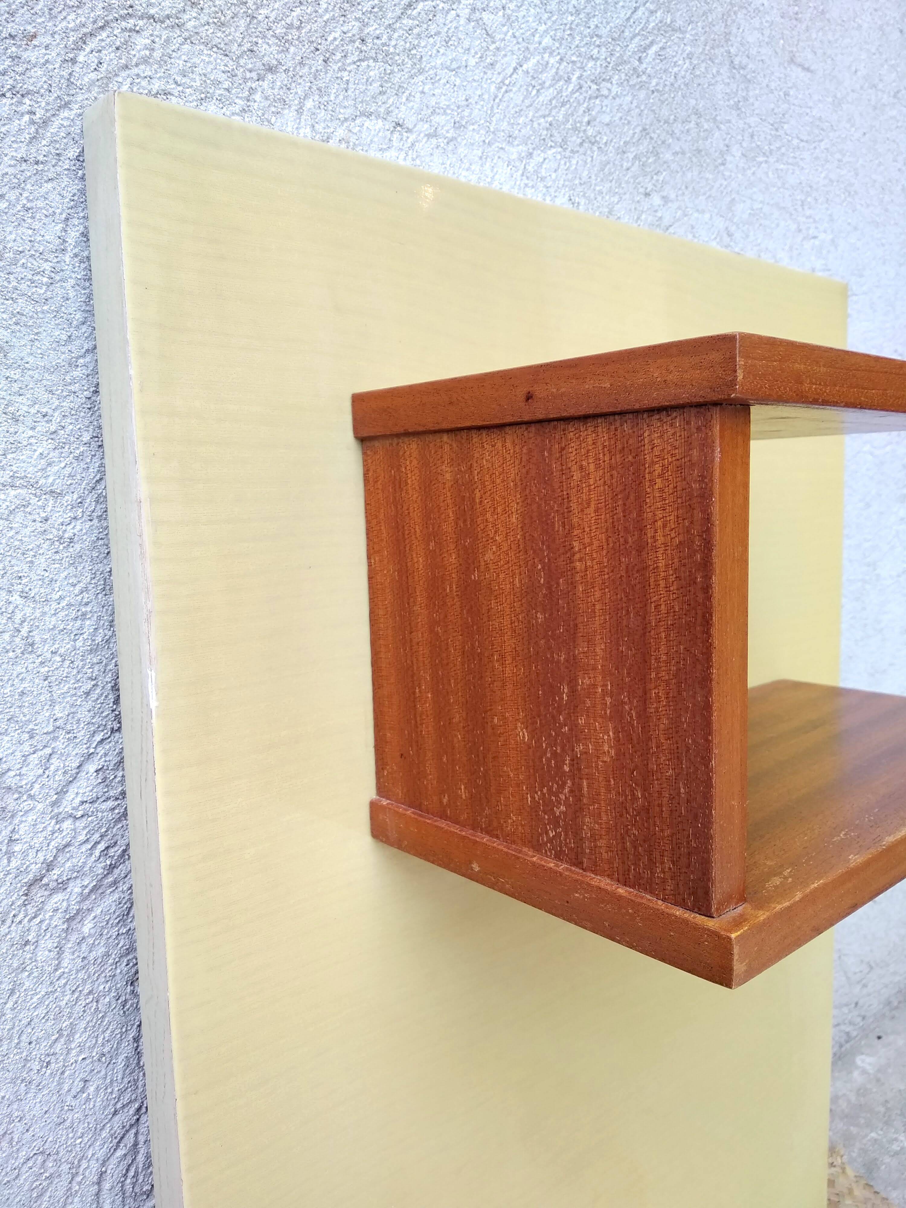 Pair of 1960s hanging bedside tables
