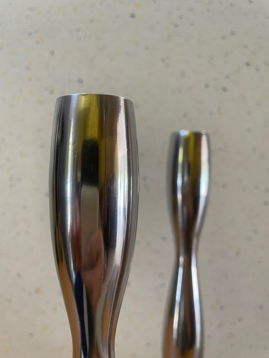 Scandinavian candle holders (set of 2)