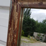 Old Burmese teak mirror