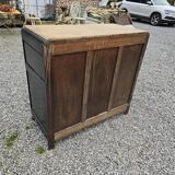Art deco oak chest of drawers from the 50s revamp