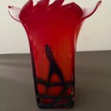Vase en verre soufflé