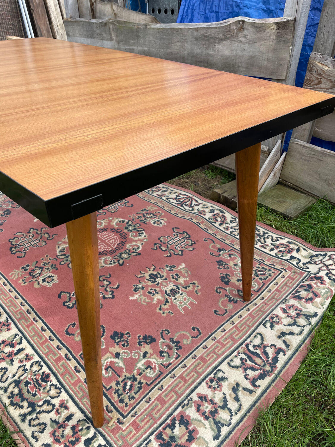 Vintage dining table designed by Charles Ramos from the 50s