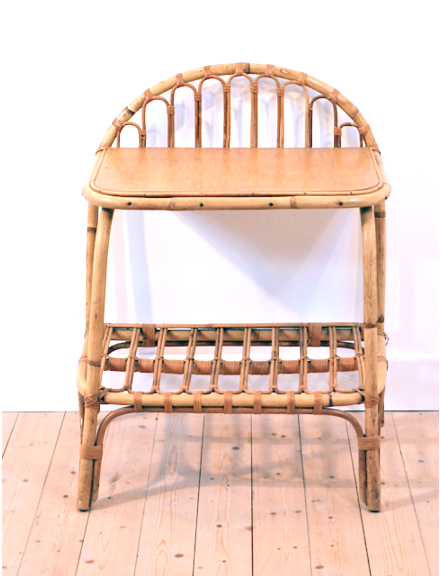Rattan bedside