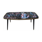 Vintage coffee table decor Japonisant color
