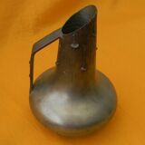 Small art deco pewter vase signed peltro.