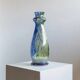 Large Vintage Murano Glass Vase in Multicolor Iridescent Pastel Glass – Italian Art Glass, 1970s