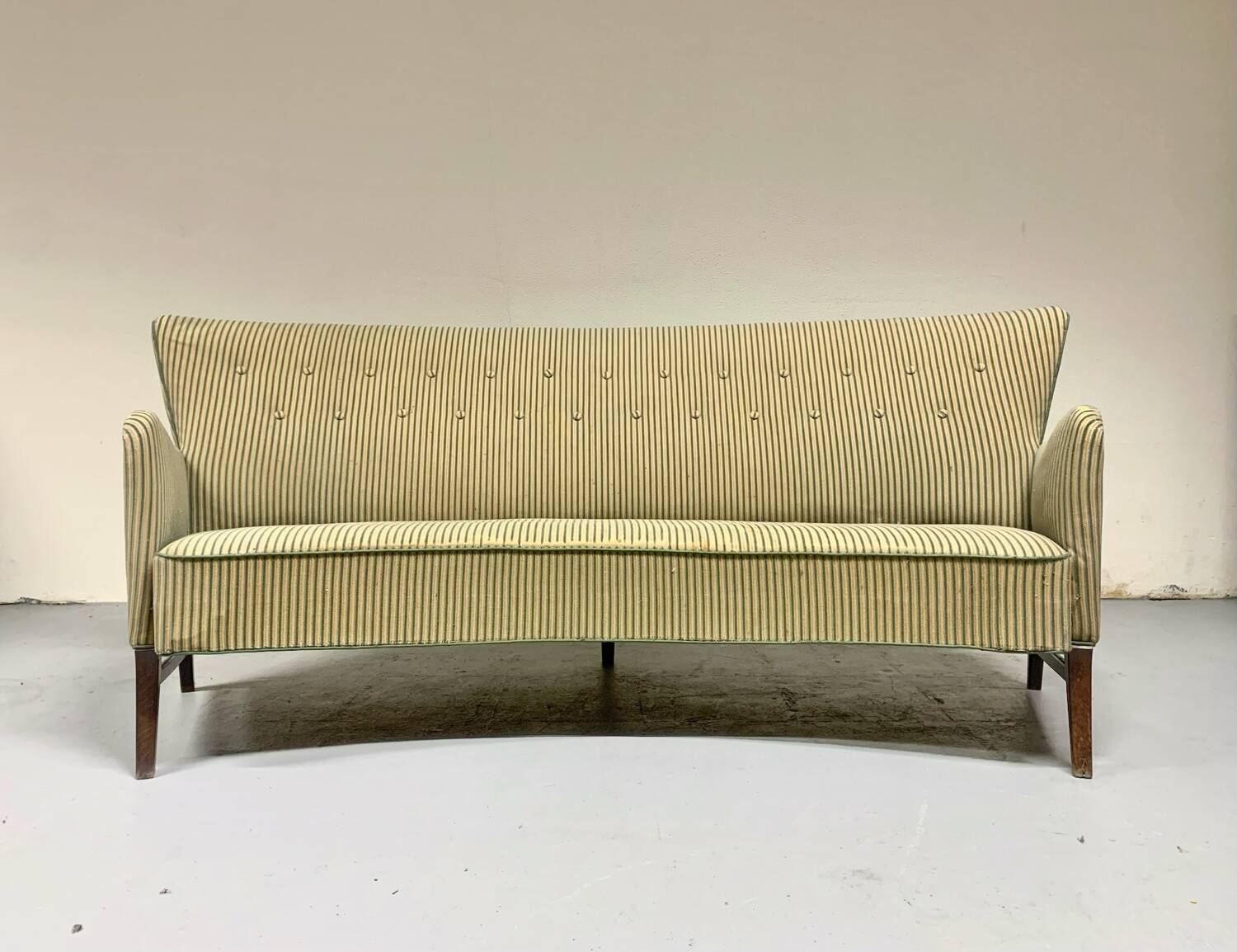 Danish Boomerang Sofa 1940s by Hvidt