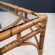 Mid-Century Chippendale Bamboo Dining Table, Italy, 1960s