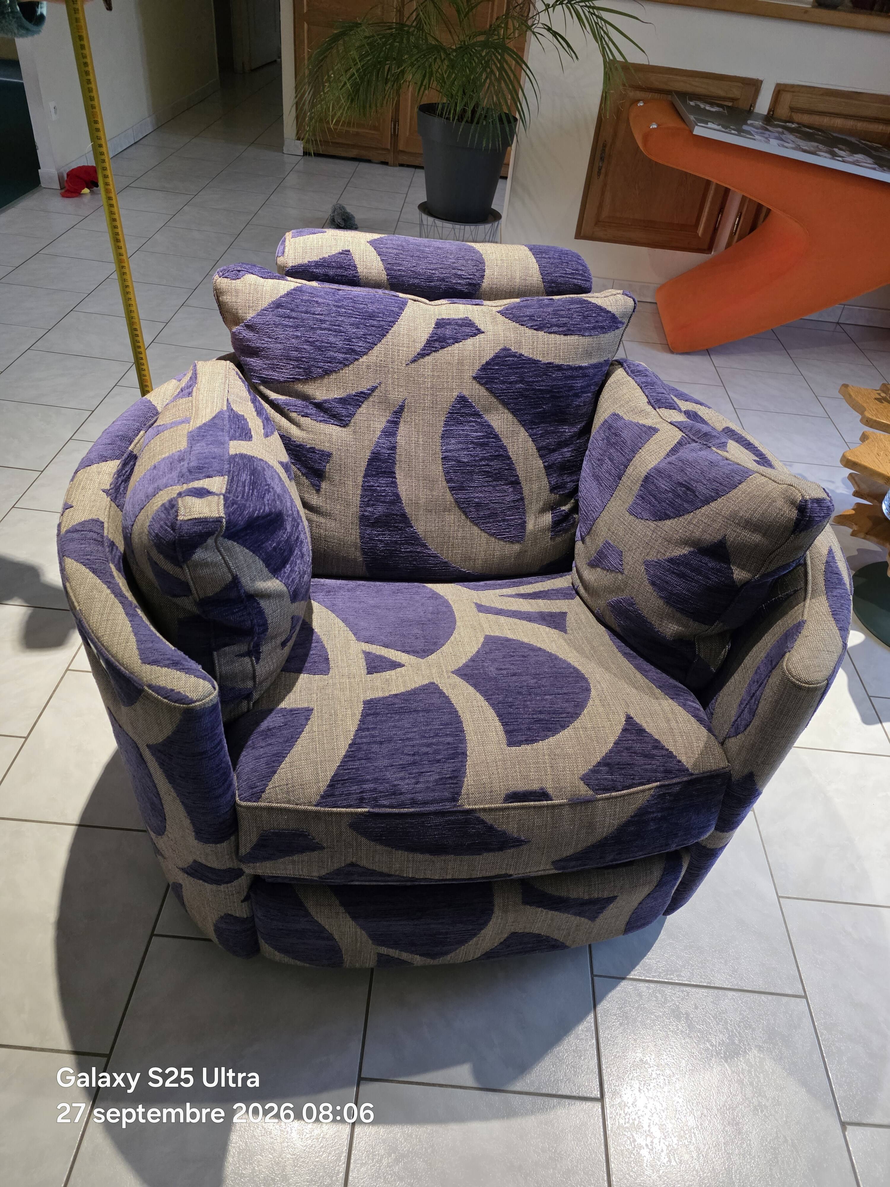 Designer armchair