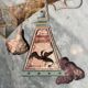 Italian marble painted with pistols and daggers from the NATO