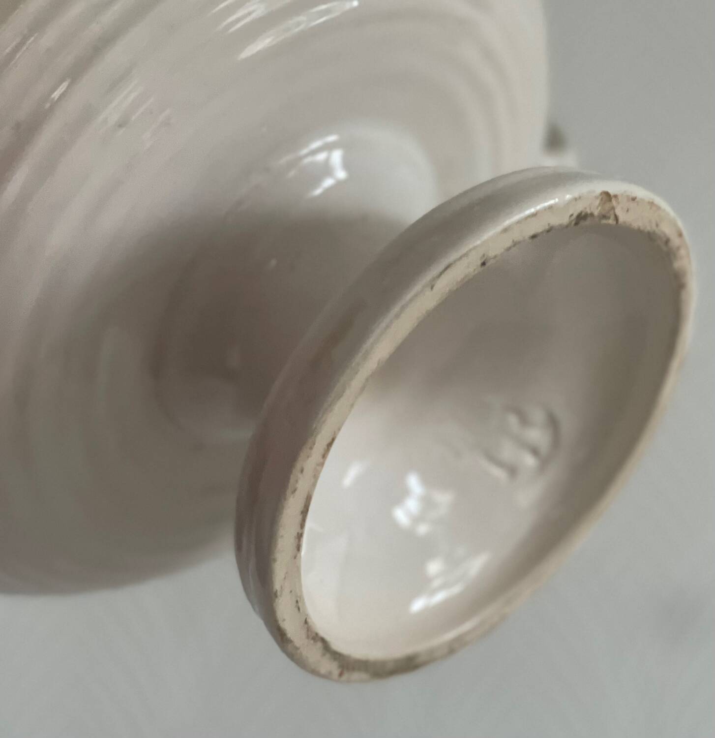 Antique openwork porcelain cup