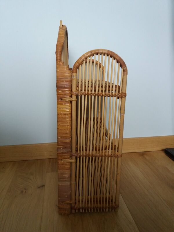 Étagère murale en rotin osier