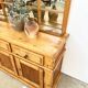 Set Buffet & Mirror XXL "Workshop Spirit" – Patinated Pine