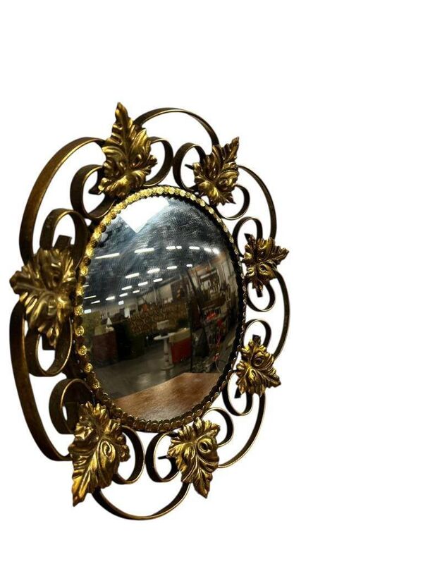 Miroir soleil vintage « or »