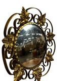 Vintage "gold" sunburst mirror