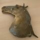 Vintage bronze horse pocket emptier