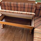 Corner bench for chalet