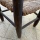 Chaise en bois et canage enfant