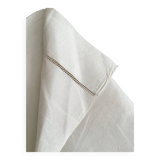 2 draps en lin blanc cassé 230cmx330cm