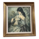 Painting: Oil on canvas - portrait of a gypsy