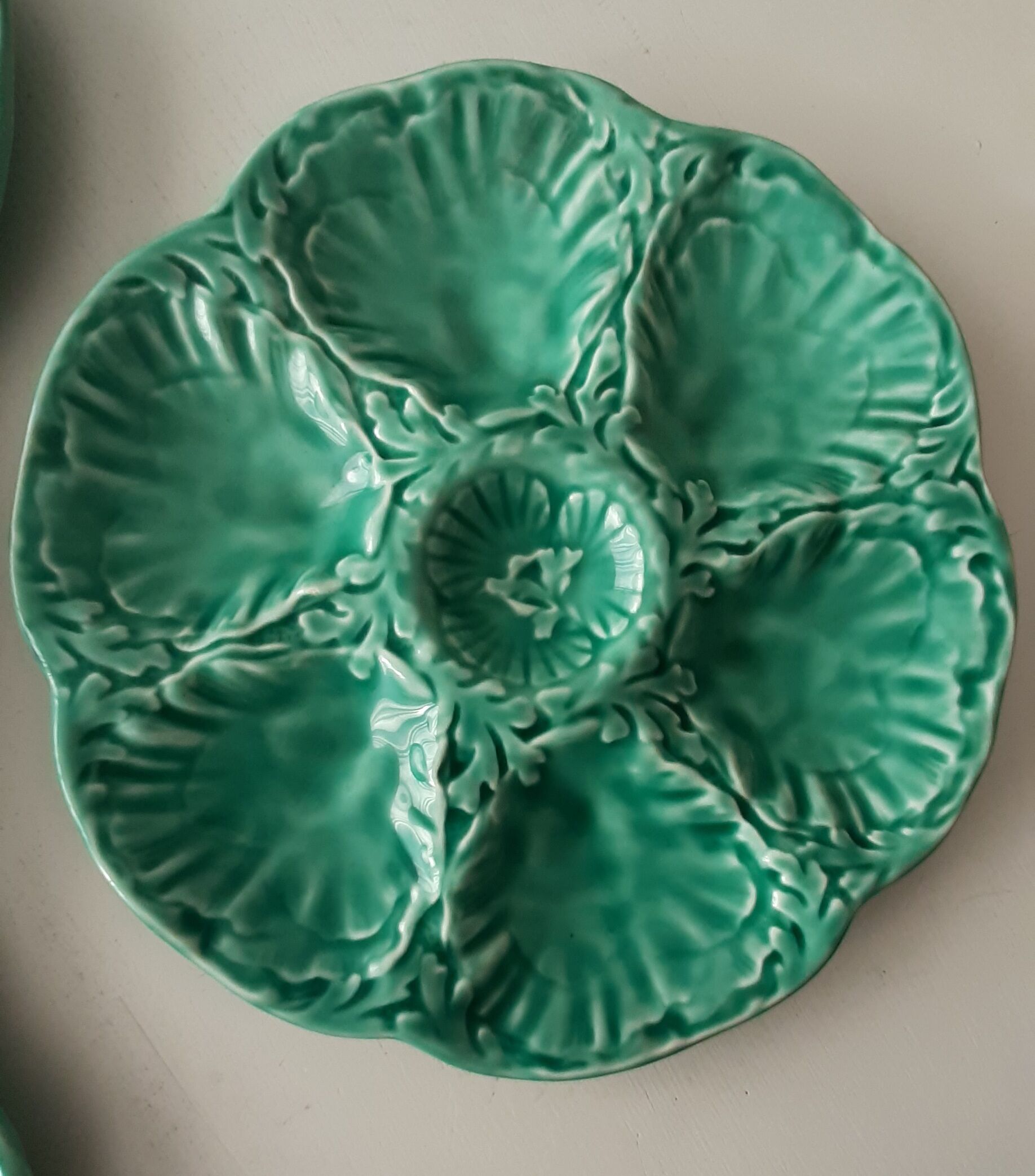 Lot of Oyster Plates Gien