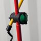 Veneta Lumi vintage floor lamp – colourful Italian design, adjustable arm.