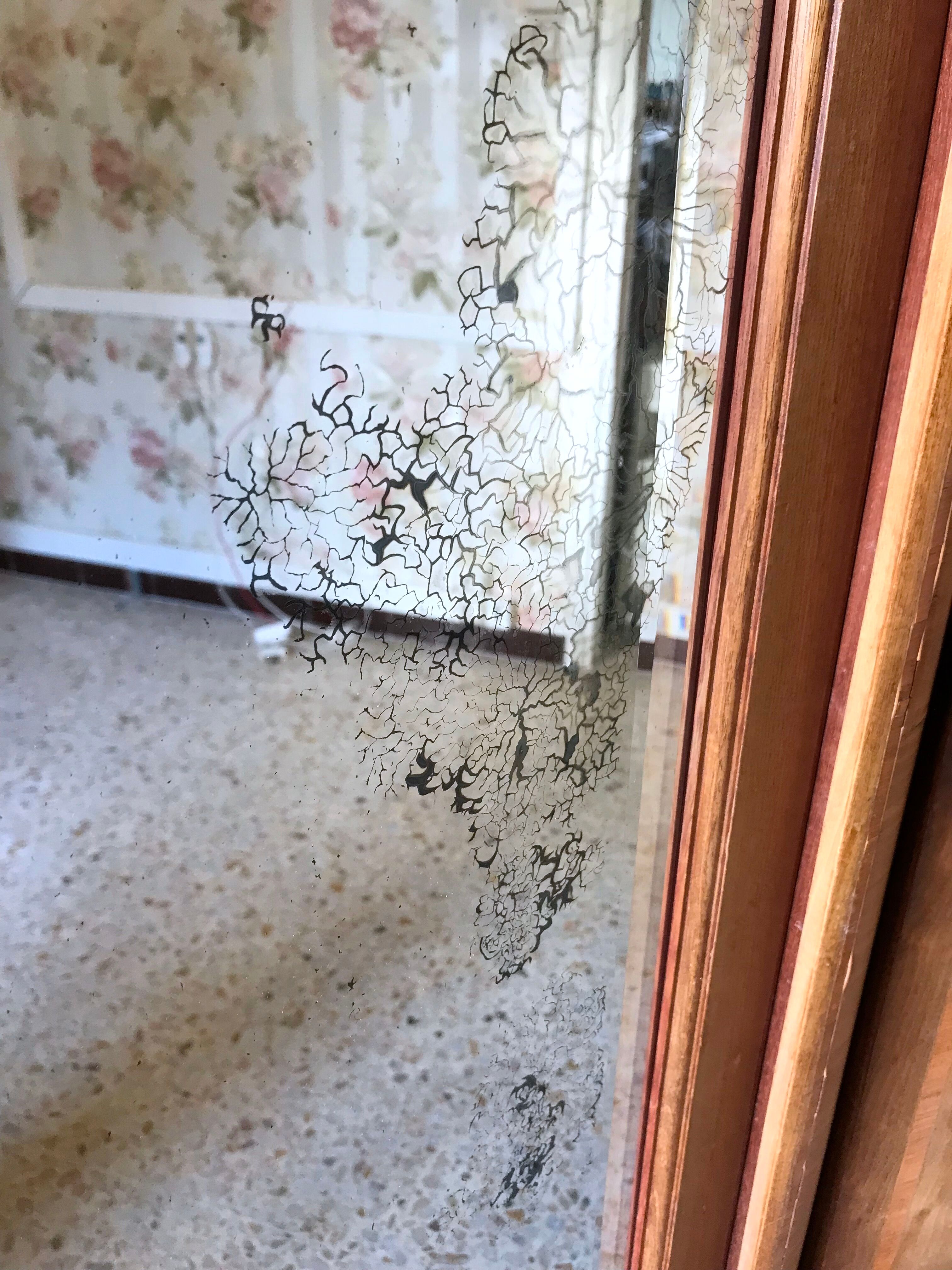 Art deco inlaid and bronze 3-door wardrobe circa 1920