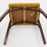 1960s Beech Restored Stool, Czechaolsovakia