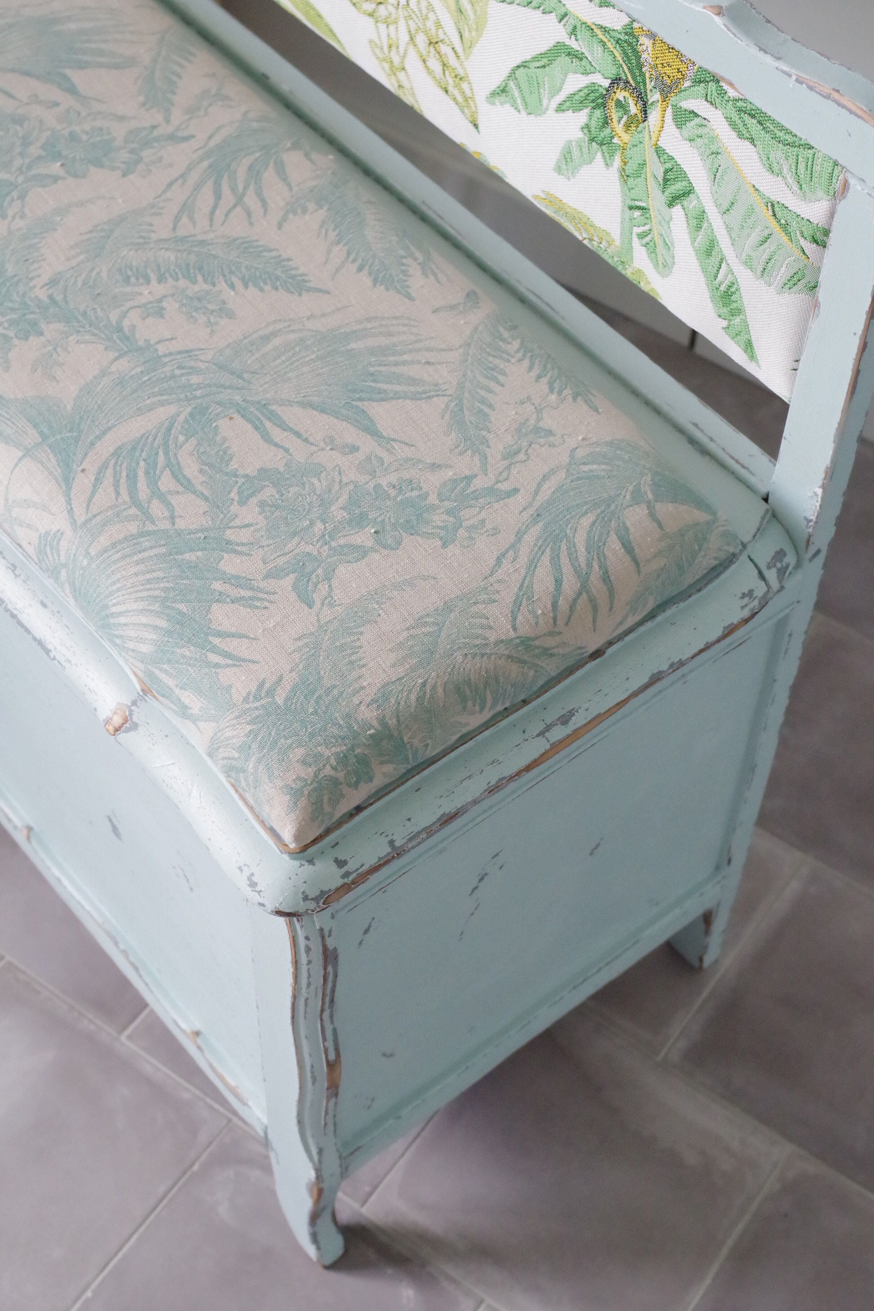 Renovated old toy chest