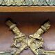 Louis XV style coffee table in marquetry and patinated bronzes circa 1950