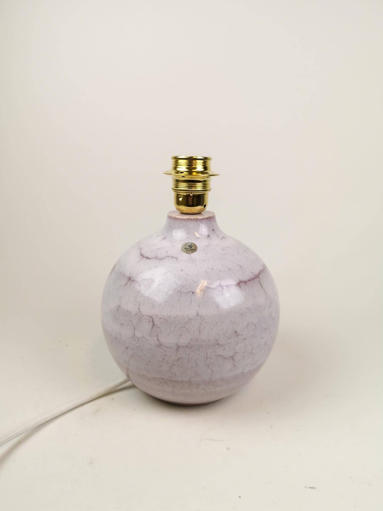 Mid-century modern ceramic table lamp by Carl-Harry Stålhane, Sweden.