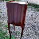 Pair of bedside tables in old Louis XV style marquetry