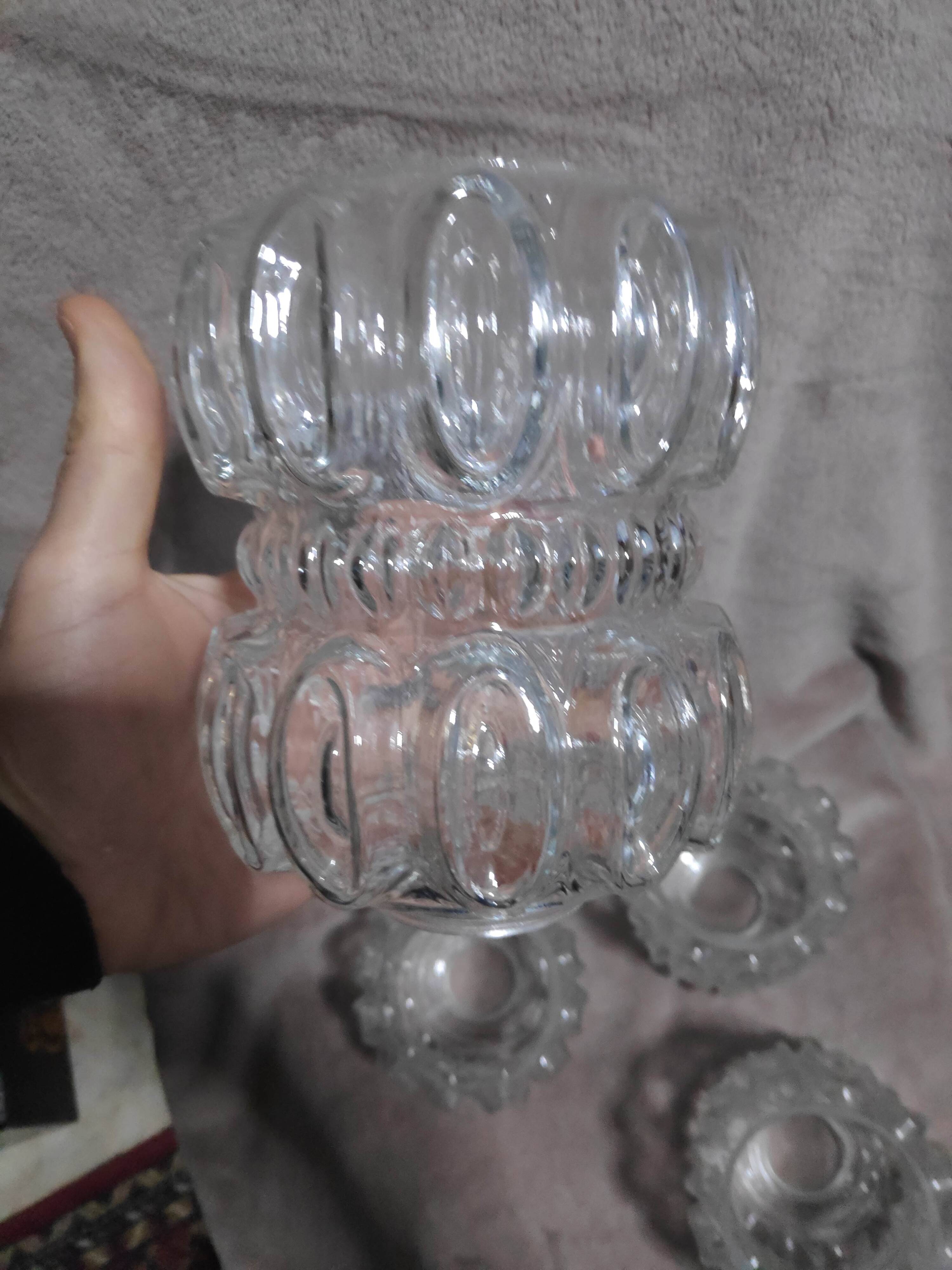 Set of 4 glass globes (L-0208)