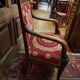 Fauteuil style empire en acajou