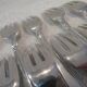 12 silver plated cake forks, goldsmith AH Grand Prix Monaco 14cm