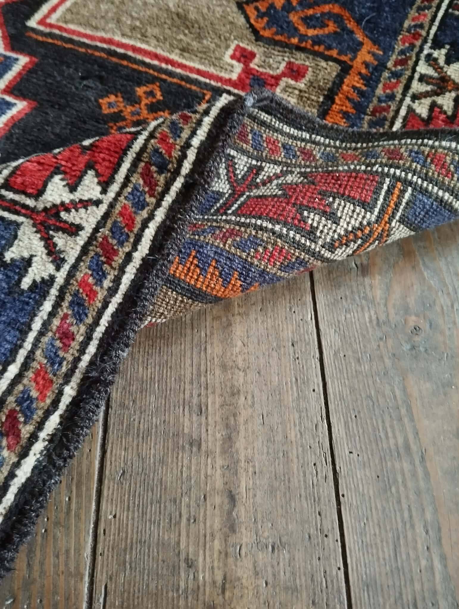 Handmade Afghan Belouch rug 125x80cm