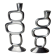 Pair of circle candlesticks by Matthew Hilton, England, 1980