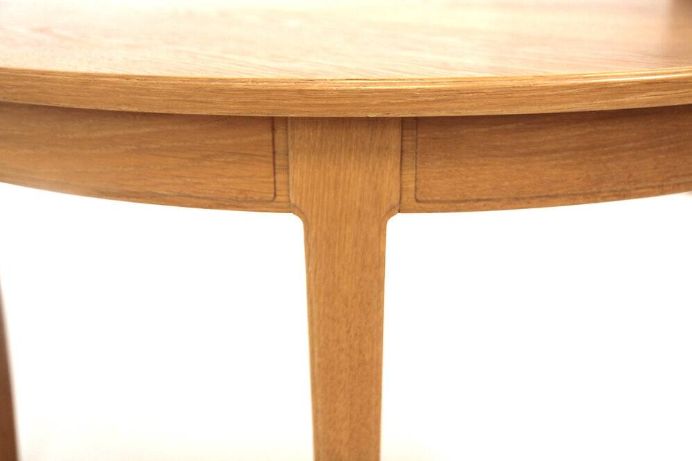 Scandinavian dining table, Carl Malmsten, Bodafors, Sweden, 1960
