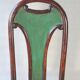 Fischel chair N°396 circa 1929, variant of Thonet 738/XI