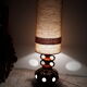 giant lamp with typical pumpkin ceramic 1970 120cmx32cm