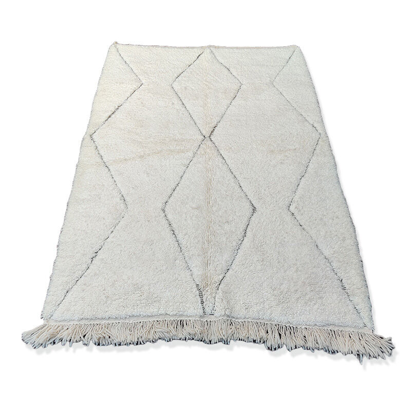 Berber Shaggy wool rug 160x240 cm